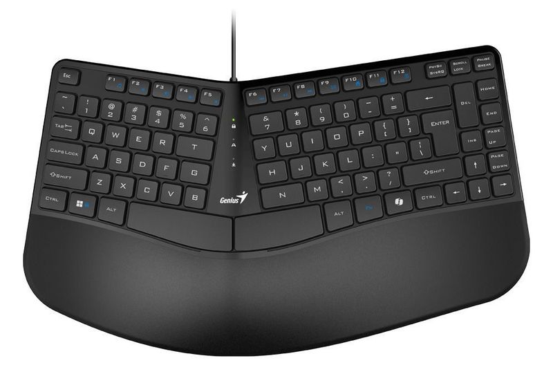 Genius Ergo KB-700/Drátová USB/ CZ- SK layout/Čierna