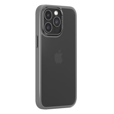 Puzdro Comma Joy Elegant pre iPhone 15 Plus sivá