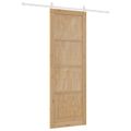 vidaXL Posuvné dvere ORKDAL 83 x 232 cm Borovicový masív