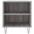 vidaXL Konferenčný stolík sivý sonoma 102x44,5x50 kompozitné drevo