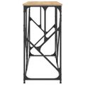 vidaXL Konzolový stolík dub sonoma 100x40x80 cm kompozitné drevo
