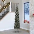 vidaXL Umelý vianočný stromček Zelená 240 cm PVC, plast a oceľ