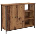 vidaXL Servírovacia skriňa Staré drevo 100 x 33 x 75 cm