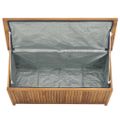 vidaXL Záhradný box 114x50x58 cm masívne teakové drevo