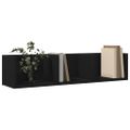 vidaXL Nástenné skrinky 2 ks čierne 75x18x16,5 cm kompozitné drevo