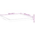vidaXL Chránič matraca biela 200x200 cm vodeodolné