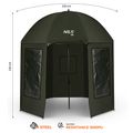Rybársky dáždnik s bočnicou NILS Camp NC4701