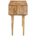 vidaXL Stolík so zásuvkami 110x47x76 cm mangovníkový masív