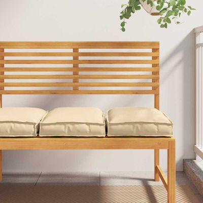 vidaXL Podložka 2 pcs Béžová 40 x 40 x 8 cm Oxfordská látka