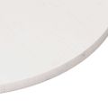 vidaXL Stolová doska okrúhla biela Ø80x3 cm masívna borovica