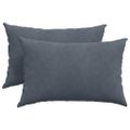 vidaXL Vankúše na pohovku 2 pcs Tmavo šedá 60 x 40 cm