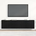 vidaXL TV skrinky 2 ks, čierny dub 160x30x41 cm, umelé drevo
