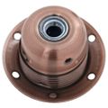 vidaXL držiaky lámp 2 ks červený bronz E27
