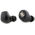 Bluetooth slúchadlá Guess GUTWSP4EGP TWS ENC 4G PU METAL LOGO ružové