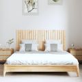 vidaXL Nástenné čelo postele 147x3x60 cm masívna borovica