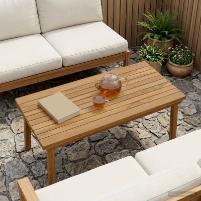 vidaXL Vrchná doska 80 x 40 x 3,5 cm Obdĺžnikový Husté teakové drevo