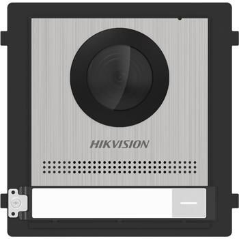 Hikvision Modul IP interkomu 1-tlačidlový s kamerou; nehrdzavejúci oceľ
