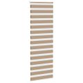 vidaXL Zebrová roleta pieskovo hnedá 75x230 cm šírka látky 70,9 cm polyester