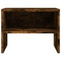 vidaXL Nočné stolíky 2 ks dymový dub 40x30x30 cm spracované drevo