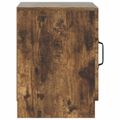 vidaXL Nočný stolík Dymový dub 43 x 34,5 x 47 cm Kompozitné drevo