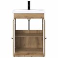 vidaXL Sada kúpeľňového nábytku Dub artisan 78,5 x 37,5 x 81 cm