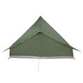 vidaXL Tipi stan 10-miestny Zelená taft
