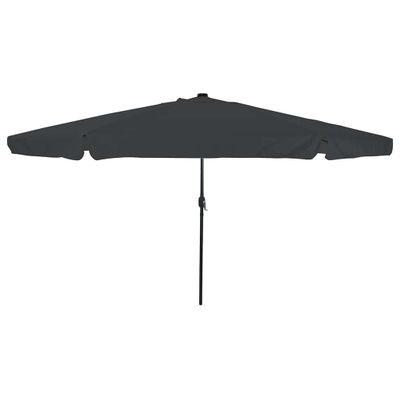 vidaXL Záhradný slnečník 395 x 395 x 245 cm Polyester Okrúhly