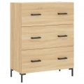 vidaXL Vysoká skrinka dub sonoma 69,5x34x180 cm spracované drevo