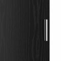 vidaXL Highboard Čierny dub 35 x 39 x 168 cm