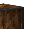 vidaXL Knižnica dymový dub 60x35x170,5 cm kompozitné drevo