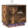 vidaXL Nočný stolík 2 ks Dymová dub 50 x 34,5 x 50 cm Kompozitné drevo