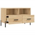 vidaXL TV skrinka dub sonoma 80x36x50 cm spracované drevo