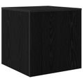 vidaXL Konferenčný stolík 3 ks Čierny dub 45 x 45 x 45 cm