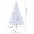 vidaXL Osvetlený umelý vianočný stromček+gule 120 cm, 230 vetvičiek