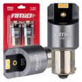 LED žiarovky FULL CANBUS PRO PY21W 4x3030 SMD amber 12V 24V AMIO-03584