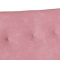 vidaXL Chesterfield lavica Ružová 112 x 65,5 x 75 cm Zamat