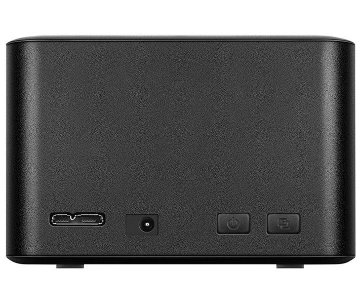 AXAGON ADSA-D25, USB 3.2 Gen 1 - 2x SATA 6G 2.5" SSD/HDD CLONE MINI dokovacia stanica Box na disk, externá, pre 2x 2,5" HDD/SSD, USB 3.2 Gen1, SATA III, klonovanie disku, hliník, čierna