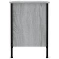 vidaXL Botník sivý dub sonoma 100x35x50 cm kompozitné drevo