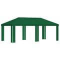 vidaXL Záhradný altánkový kryt 6 x 3 m Zelená Polyester 190 gsm