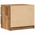 vidaXL Nočné stolíky 2 ks staré drevo 50x40x43,5 cm kompozitné drevo