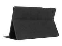 Puzdro s klopou pre tablet - polykarbonát, polyuretán - čierna - pre Samsung Galaxy Tab A11+, Tab A9+