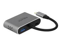 Externý video adaptér - USB-C - HDMI, VGA - sivá - maloobchod