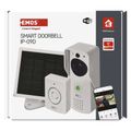 GoSmart Domový bezdrôtový batériový videozvonček IP-09D s WiFi a solárnym panelom
