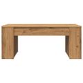 vidaXL Konferenčný stolík dub artisan 105x55x42 cm kompozitné drevo