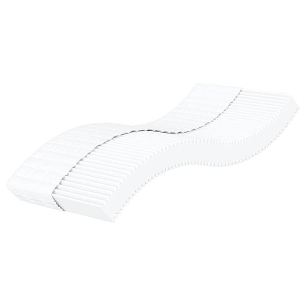 vidaXL Penový matrac biely 100x210 cm tvrdosť H2 H3