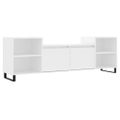 vidaXL TV skrinka biela 160x35x55 cm spracované drevo