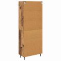 vidaXL Highboard 2 ks Staré drevo 69,5 x 34 x 180 cm Kompozitné drevo