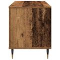vidaXL Skrinka na gramofónové platne Staré drevo 100 x 38 x 48 cm