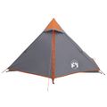 vidaXL Stan na batohovanie 222 x 85 x 125 cm Šedá a oranžová