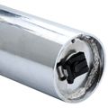 vidaXL Plynový valec kancelárskej stoličky Chróm 355-540 mm Železo